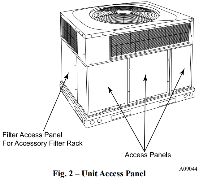 Carrier PAR5 15 2 Plus SEER2 2 Stage Packaged Air Conditioner System - Figure 2