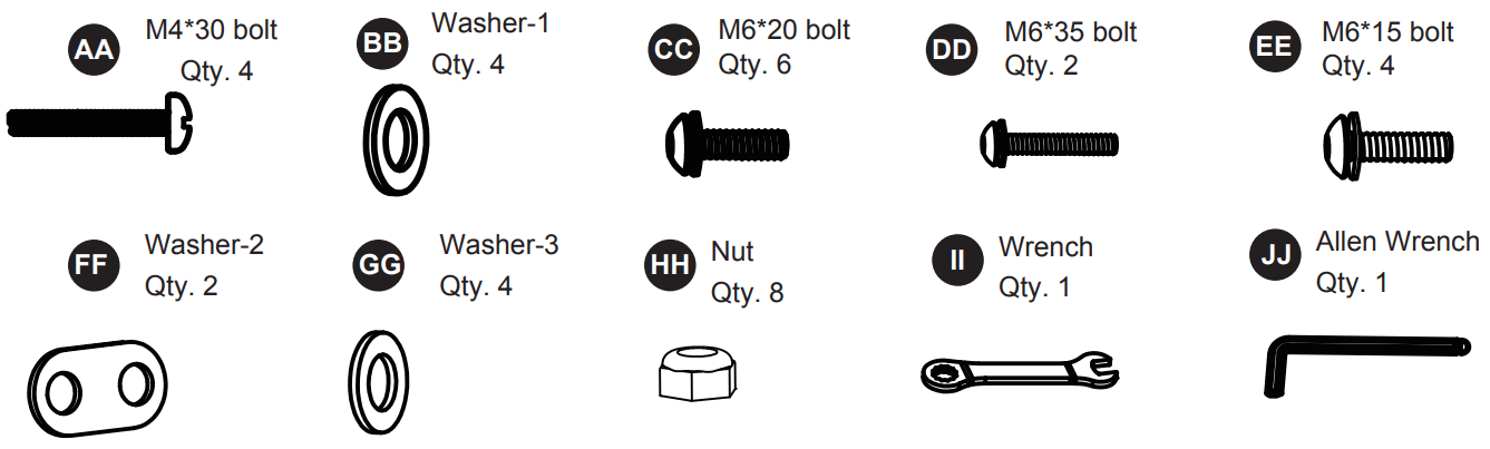 allen roth FHTA80078A Outdoor Kitchen Grill Cabinet - fig 1