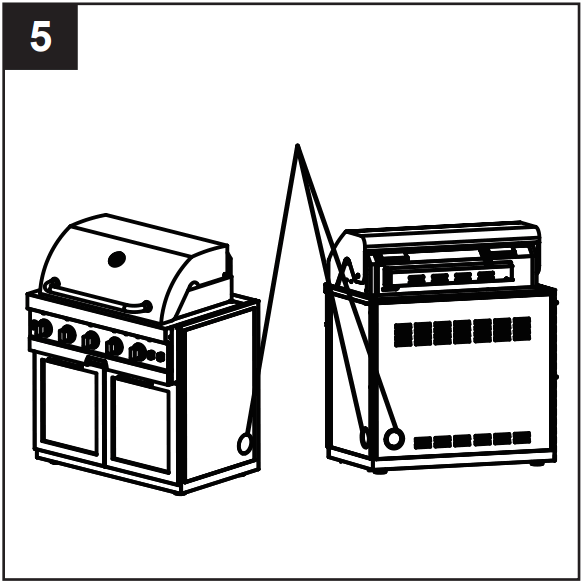 allen roth FHTA80078A Outdoor Kitchen Grill Cabinet - fig 12