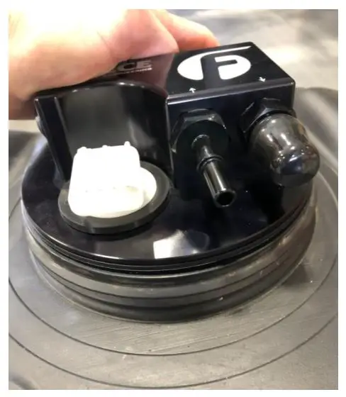 FLEECE Sureflo Sending Unit for 1991-1998 Dodge with Cummins - STEP 11 Install the SureFlo assembly into the tank