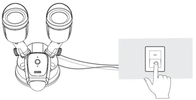 SATCO 65 900 Smart LED Security Floodlight and Camera - Preparation 1