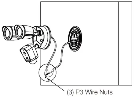 SATCO 65 900 Smart LED Security Floodlight and Camera - STEP3