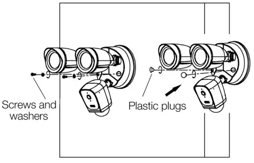 SATCO 65 900 Smart LED Security Floodlight and Camera - STEP4
