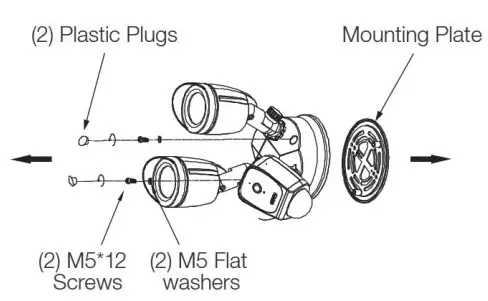 SATCO 65 900 Smart LED Security Floodlight and Camera - STEP7