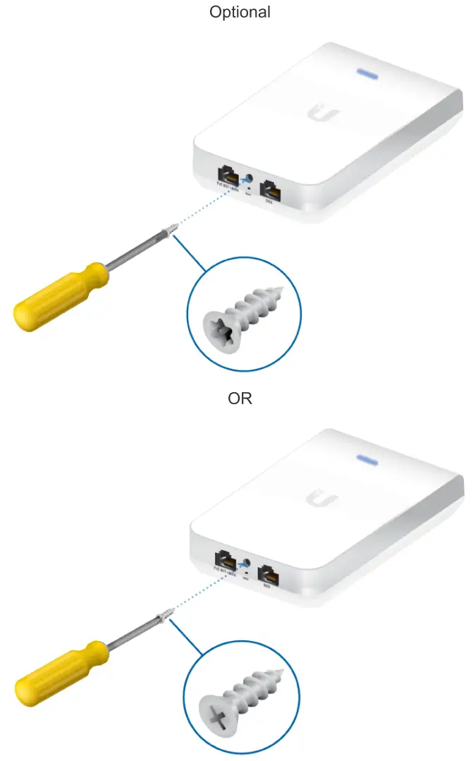 UBIQUITI UAP-AC-IW User - OPTIONAL