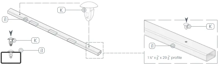 AZEMBLA Belmont Vinyl White Arbor-FIG13
