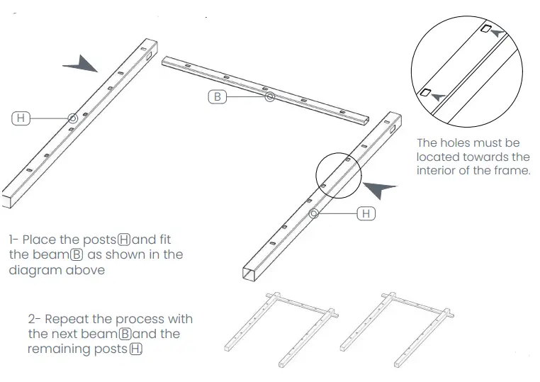AZEMBLA Belmont Vinyl White Arbor-FIG7