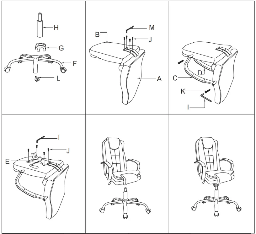 Rodler RD585 Silla Escritorio Albury-fig2