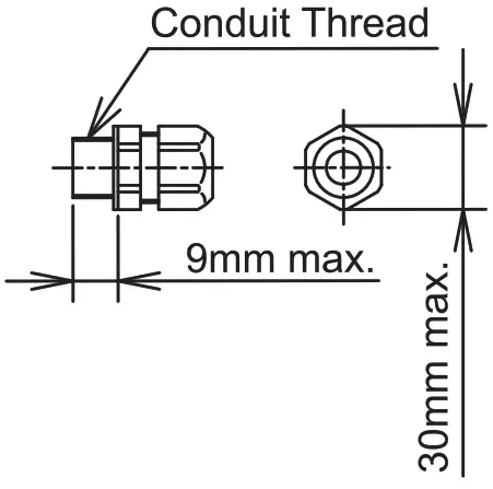 IDEC HS1T Interlock Switch 4-Contact Spring Lock 20