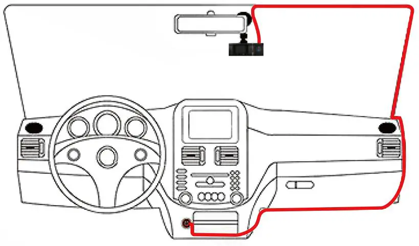 Abask J05 Front Inside 1080P Dual Dash Cam - Getting Started 1