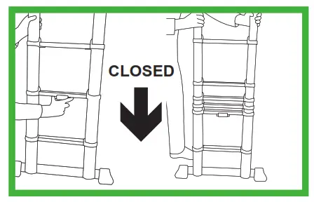 WERNER 8703220 Extension Ladder Telescopic - 8