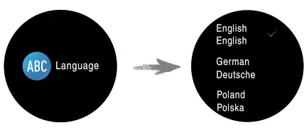 RADLEY S07 Smartwatch - LANGUAGE SELECTION