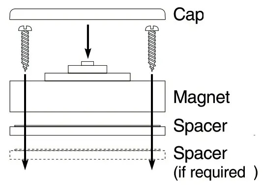 DSC WLS925L-433 Mini Door Window Contact - Mount Transmitter and Magnet