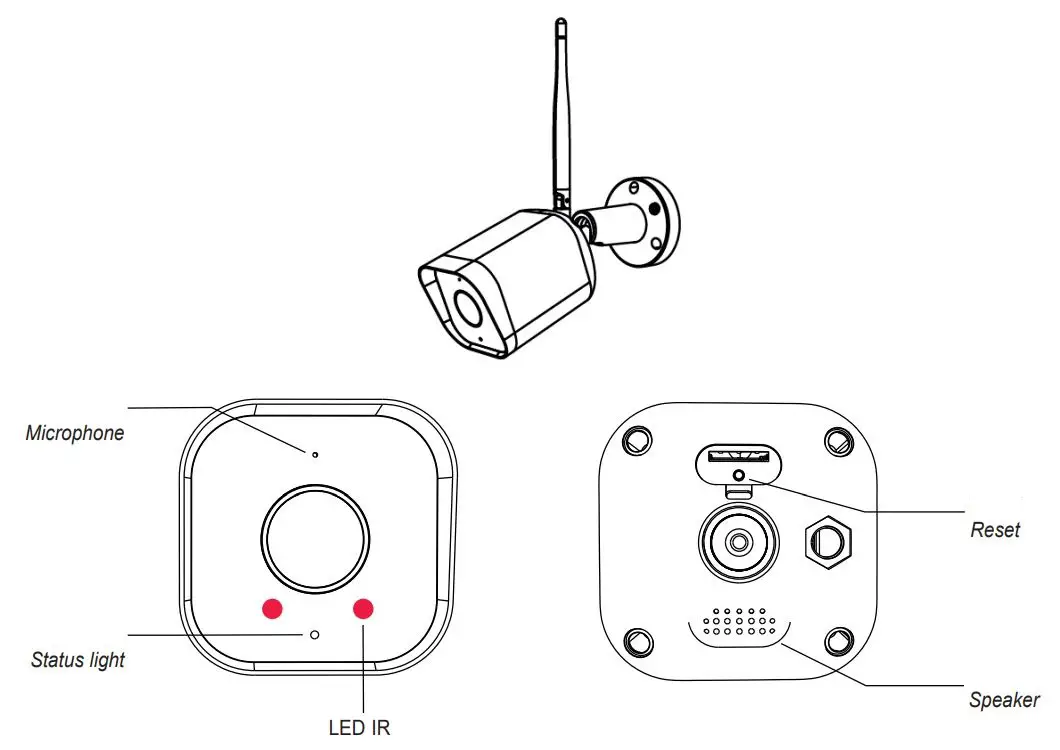 VIMAR-46242-036C-Bullet-WiFi-Camera-FIG 2