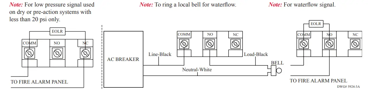 POTTER-PS10-EX-Explosion-Proof-Pressure-Type-Waterflow-Switch-FIG-6