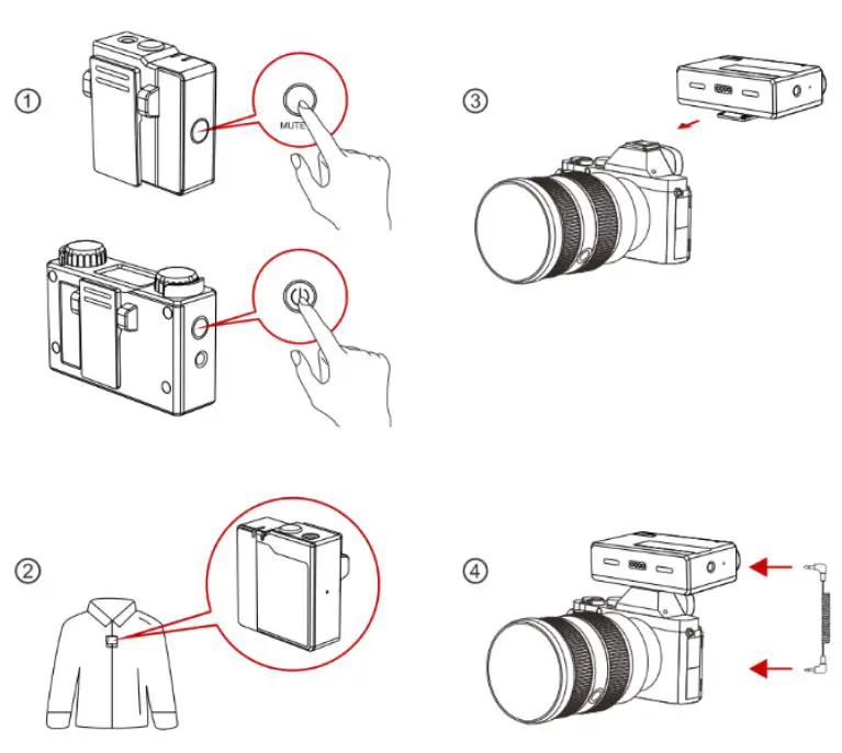 HOLLYLAND LARK 150 2-Person Compact Digital Wireless Microphone System User Manual - PRODUCT INSTALLATION