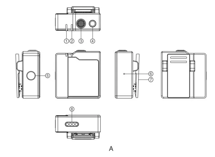HOLLYLAND LARK 150 2-Person Compact Digital Wireless Microphone System User Manual -TRANSMITTER