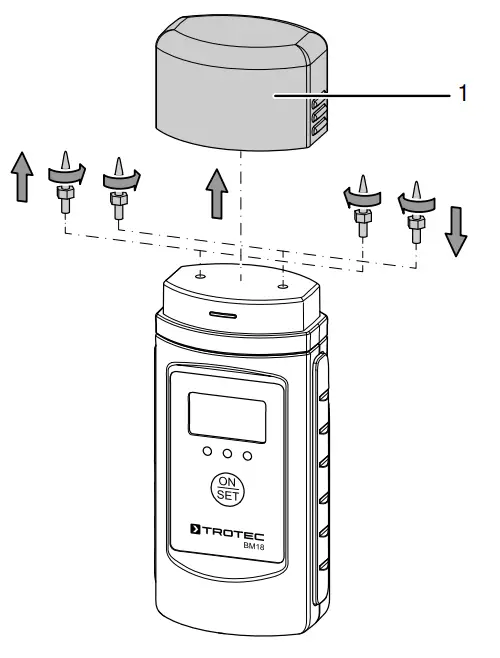 TROTEC BM18 Moisture Measuring Device - TROTEC BM18 Moisture Measuring Device 2