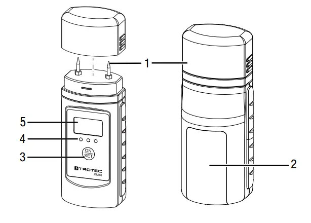TROTEC BM18 Moisture Measuring Device