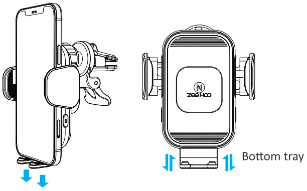 ZeeHoo 37771988 Fast Wireless Car Charging -