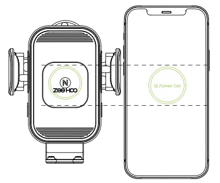ZeeHoo 37771988 Fast Wireless Car Charging - 1
