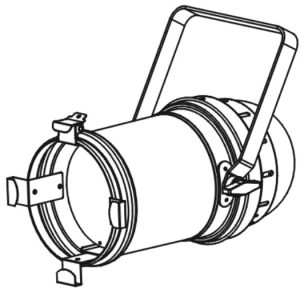 ADJ PAR Z100 3K White LED Stage Par Can