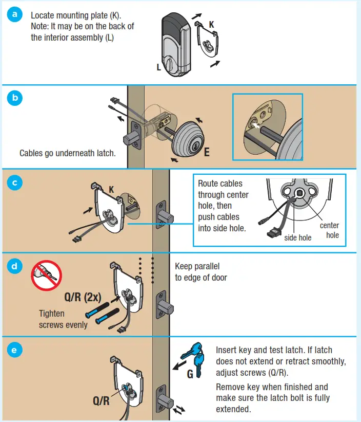 Install exterior assembly C