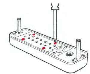 LOCKEY 2230 Front Only Digital Lock-RED