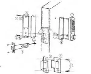 LOCKEY 2230 Front Only Digital Lock-Step 7