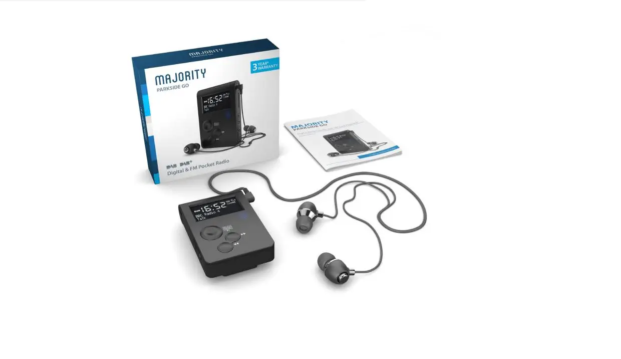 Majority Parkside Go Digital Pocket Radio With Sd Card Port Instruction Manual
