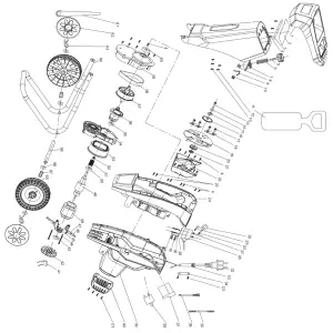 HARBOR FREIGHT 69293 Electric Chipper Shredder - Assembly Diagram