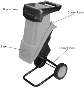 HARBOR FREIGHT 69293 Electric Chipper Shredder - Hopper