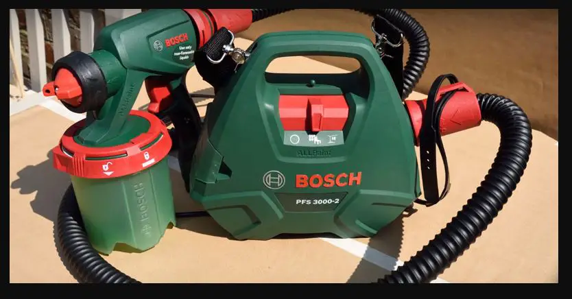 Bosch Pfs 5000 E Paint Spray System Instructions