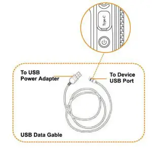 eTera T780 Push to Talk POC Radio - charging