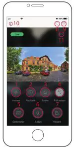 EKEN V5 Video Doorbell - setj