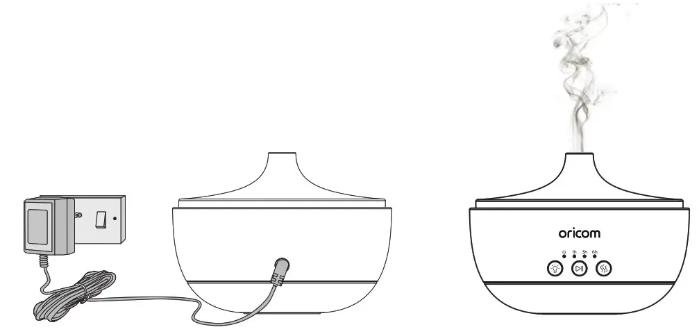 oricom OBHAD200 Diffuser - Setting 3