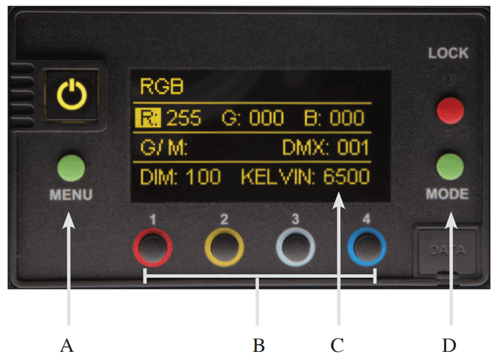 KINO FLO CFX F10 FreeStyle Mini LED and T41 T21 LED - RGB Mode