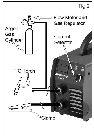 Clarke AT162 ARC TIG MMA Inverter Welder - TIG WELDING