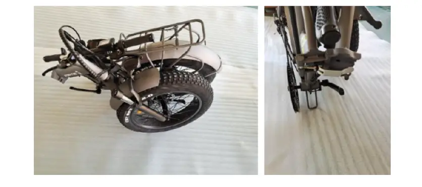 FORTIS FS20FATEBKB 20 Inch Fat Type Foldable Electric Bike-1