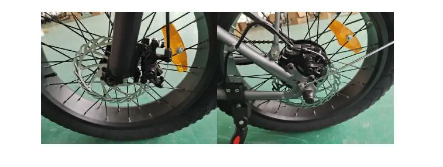 FORTIS FS20FATEBKB 20 Inch Fat Type Foldable Electric Bike-18