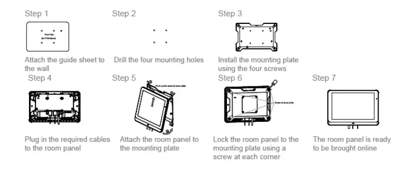 Qed Advanced Systems TD-1050 AURA-X LCD Panel PC - flush