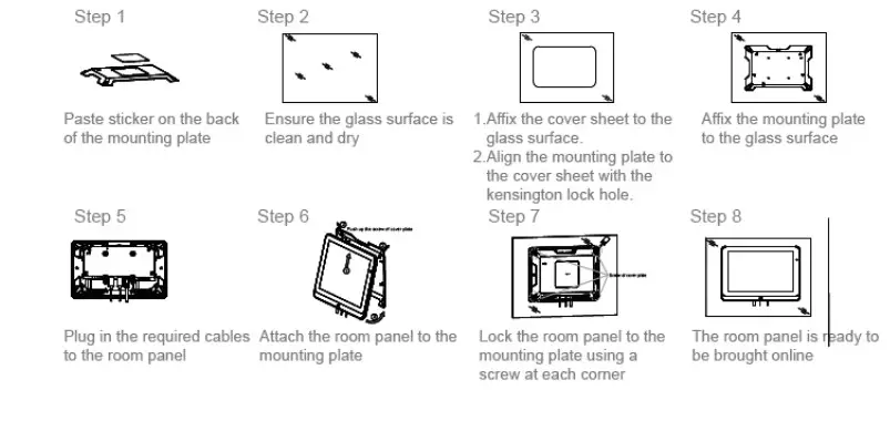 Qed Advanced Systems TD-1050 AURA-X LCD Panel PC - glasss