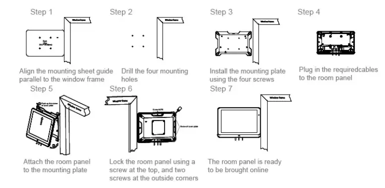 Qed Advanced Systems TD-1050 AURA-X LCD Panel PC - window frame