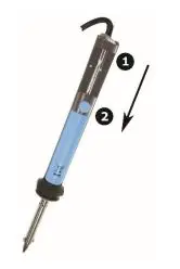 velleman Vacuum Desoldering Pump With Heater - Operation