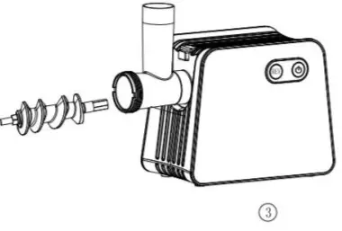 Boyel Living MG426 Meat Grinder - ASSEMBLING 2