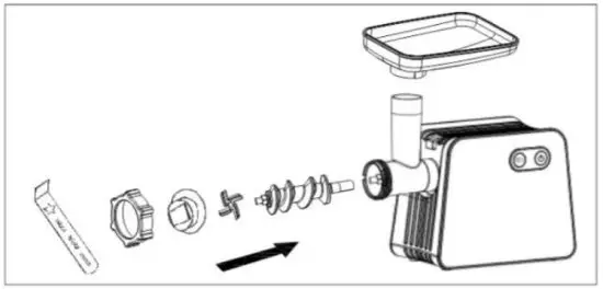 Boyel Living MG426 Meat Grinder - MAKING COOKIES