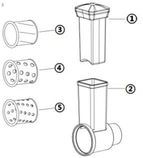 Boyel Living MG426 Meat Grinder - SALAD MAKER FUNCTION