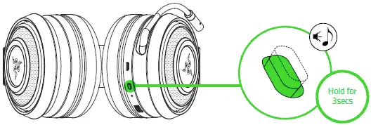 Razer Nari Essential Headphones User Manual 10 Power On Yourheadsetby