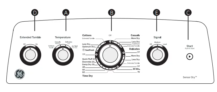 GE Appliances GTD45EBMR Top Load Electric Dryer fig 2