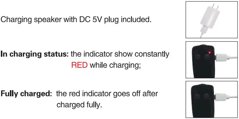 WinBridge S92 Plus Wireless Voice Amplifier Speaker User Manual - How to Charging U8 Microphone